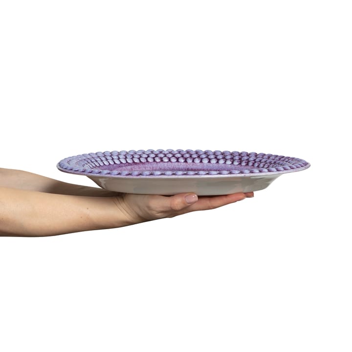 Plato Bubbles ovalado 35 cm, Violeta Mateus