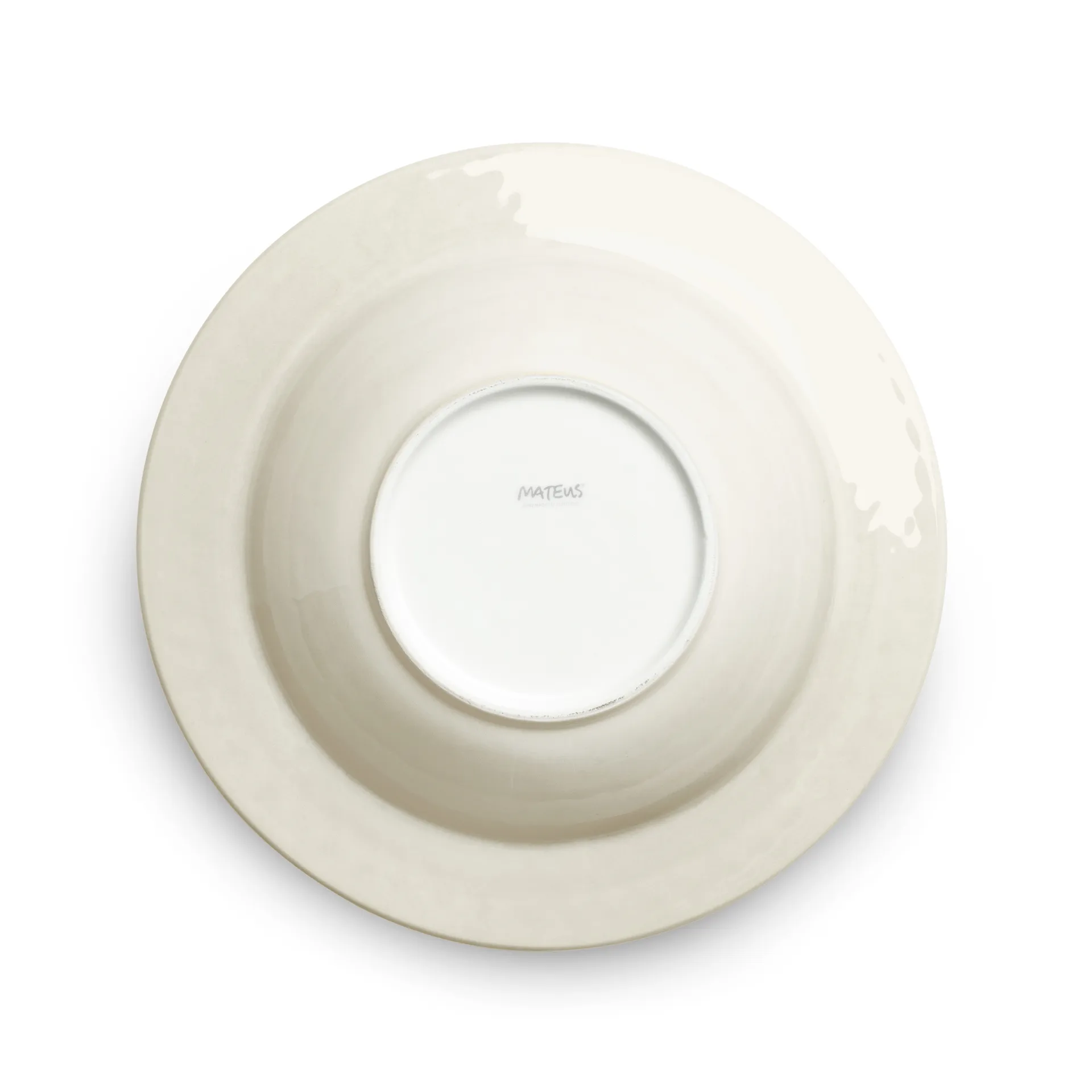 Plato de sopa Bubbles 25 cm, arena Mateus