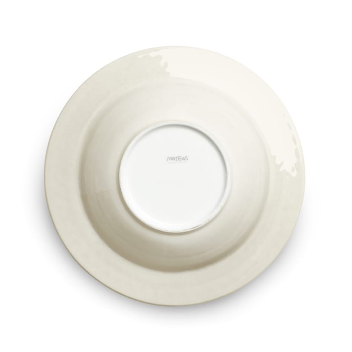 Plato de sopa Bubbles 25 cm, arena Mateus