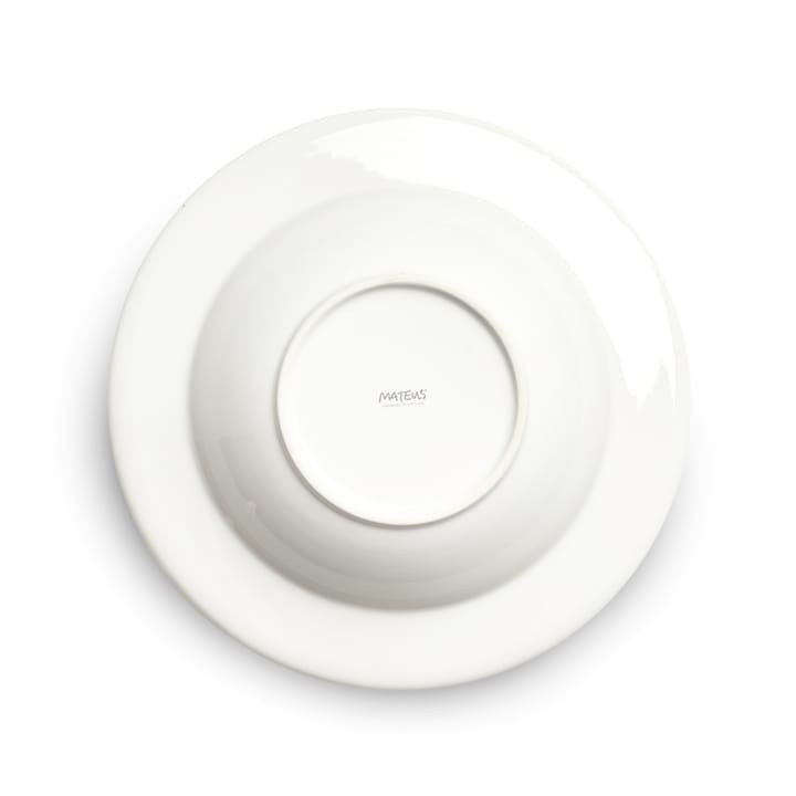 Plato de sopa Bubbles 25 cm, blanco Mateus