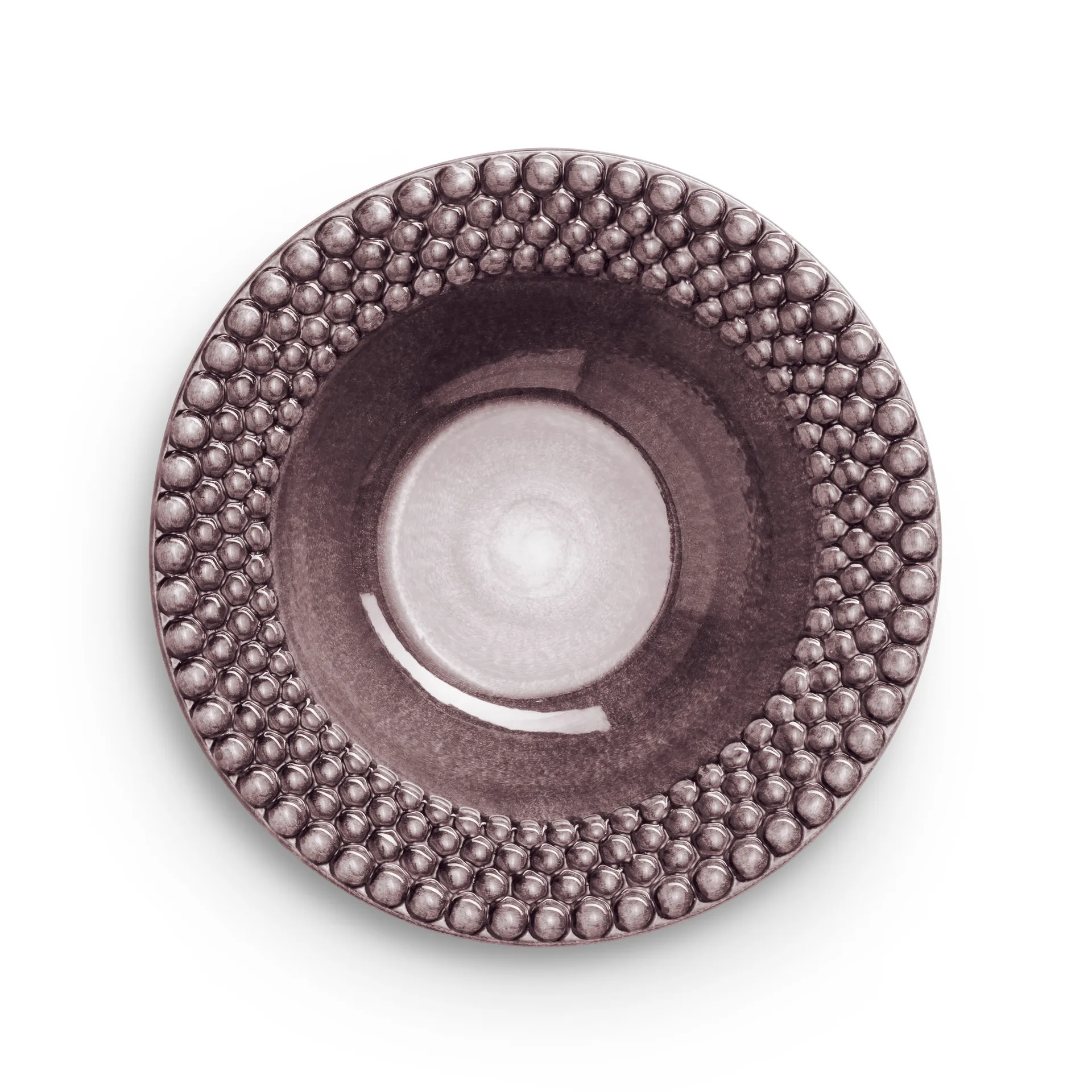 Plato de sopa Bubbles 25 cm, ciruela Mateus