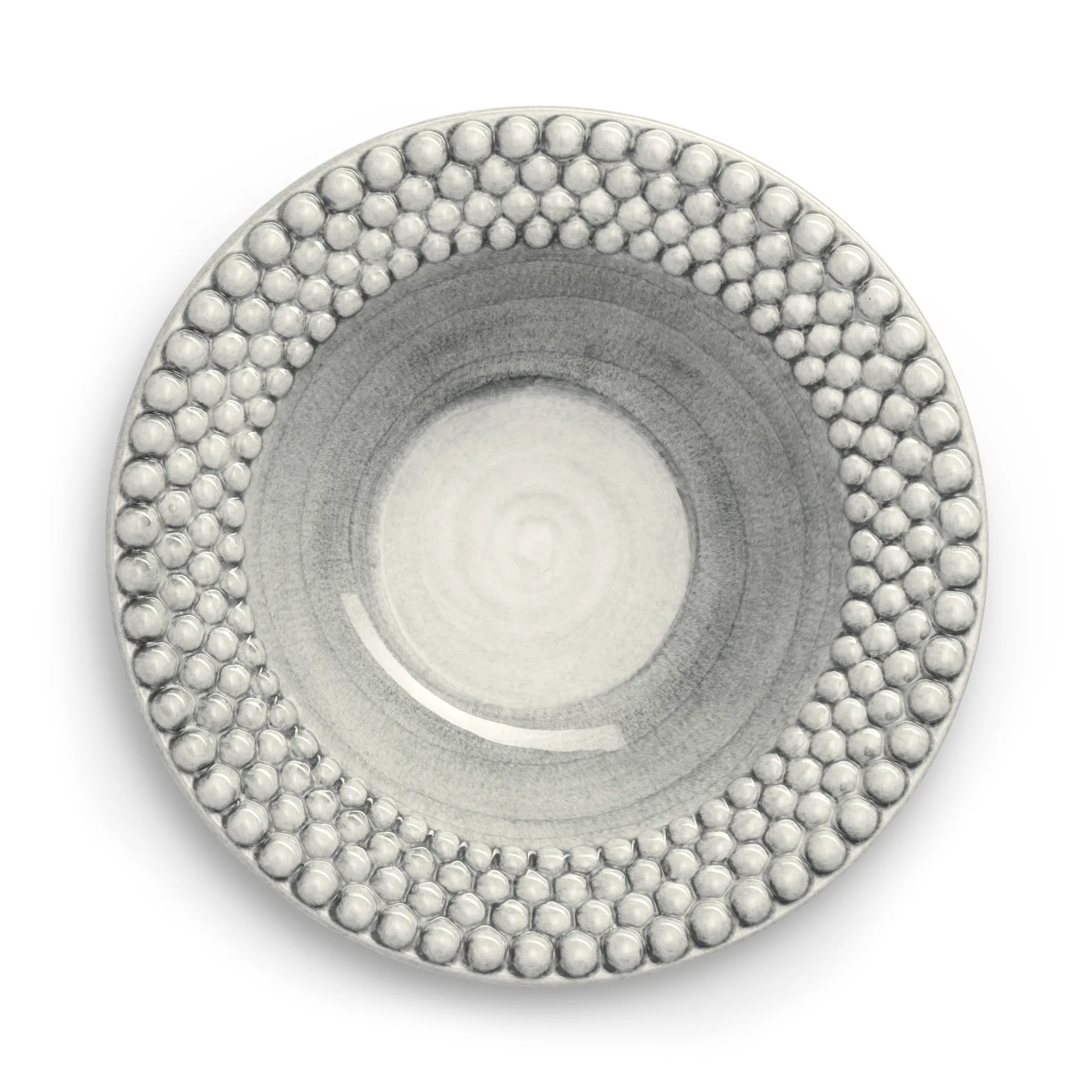 Plato de sopa Bubbles 25 cm, gris Mateus