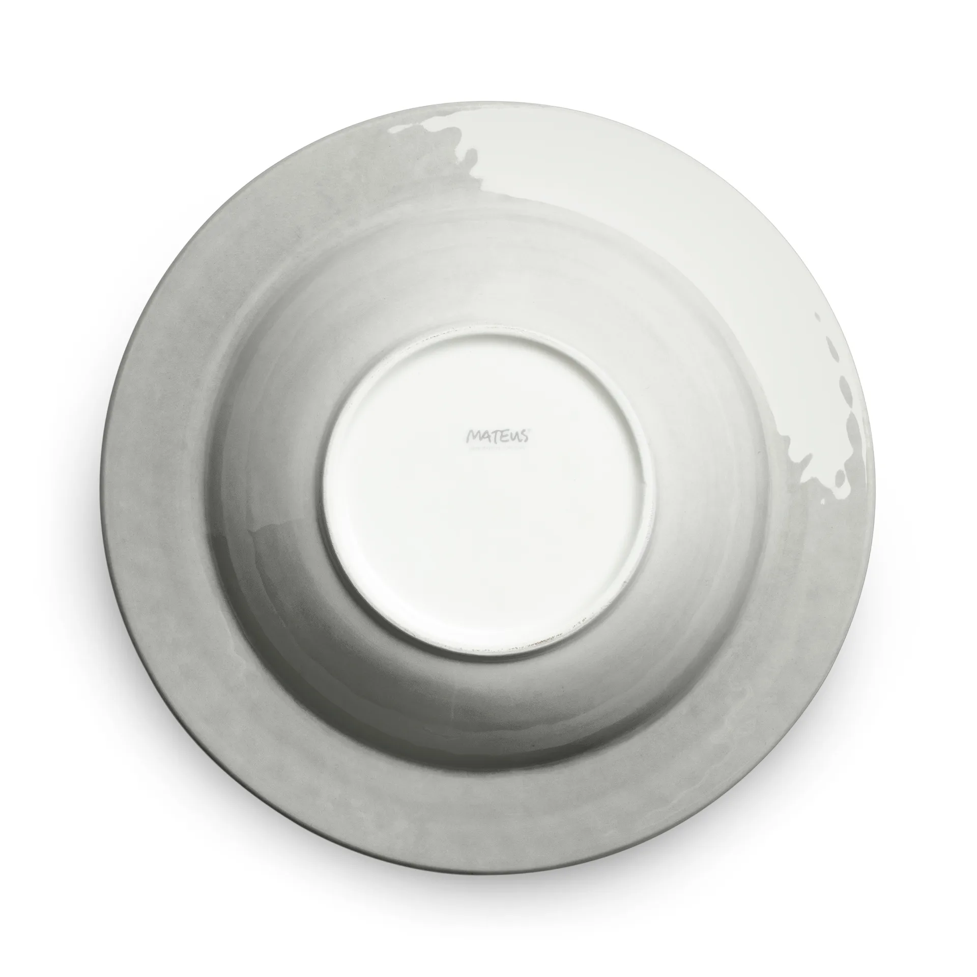 Plato de sopa Bubbles 25 cm, gris Mateus