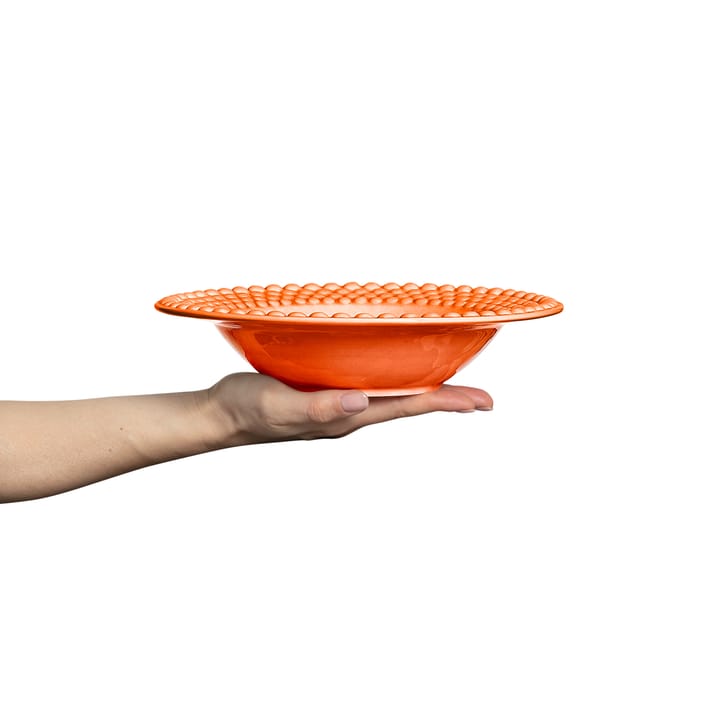 Plato de sopa Bubbles 25 cm, naranja Mateus