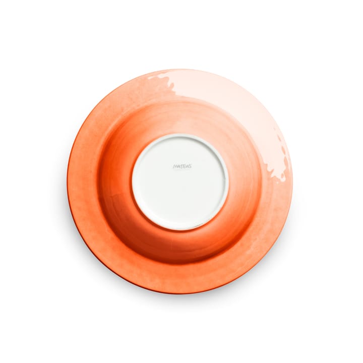 Plato de sopa Bubbles 25 cm, naranja Mateus