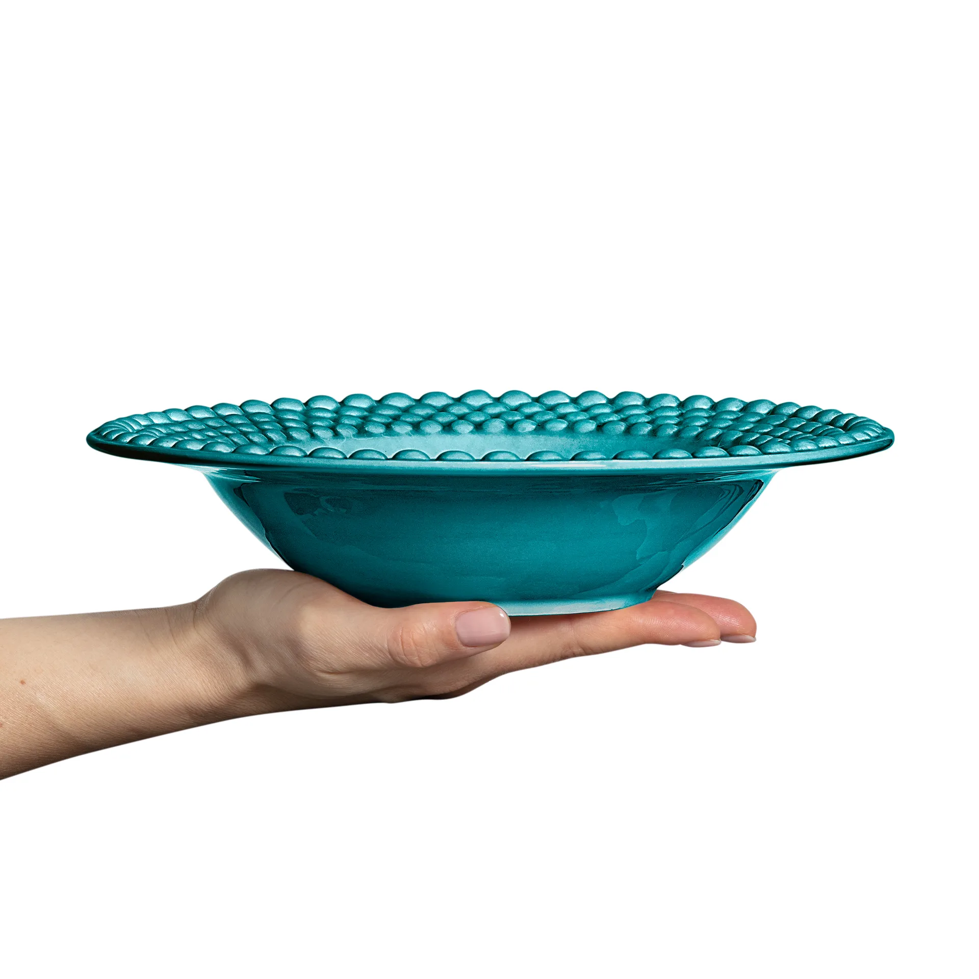 Plato de sopa Bubbles 25 cm, oceano Mateus
