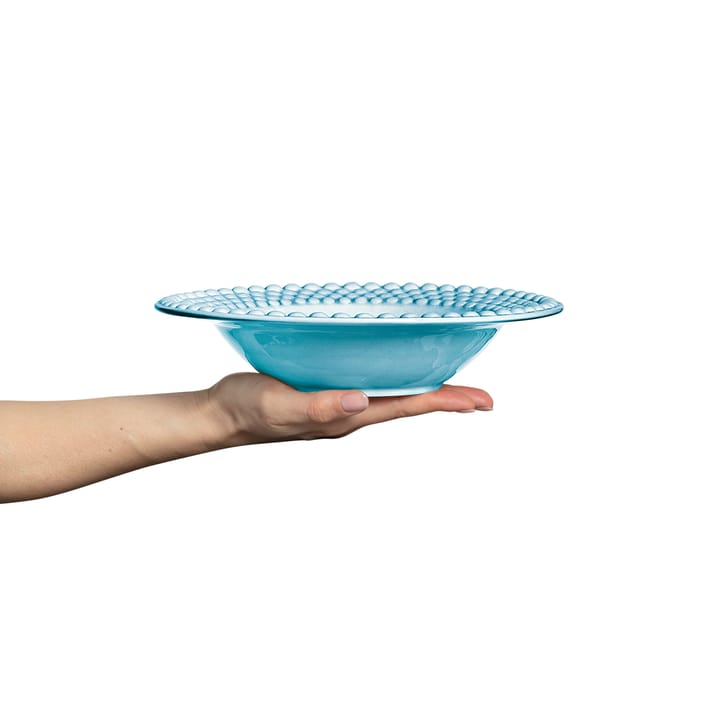 Plato de sopa Bubbles 25 cm, turquesa Mateus