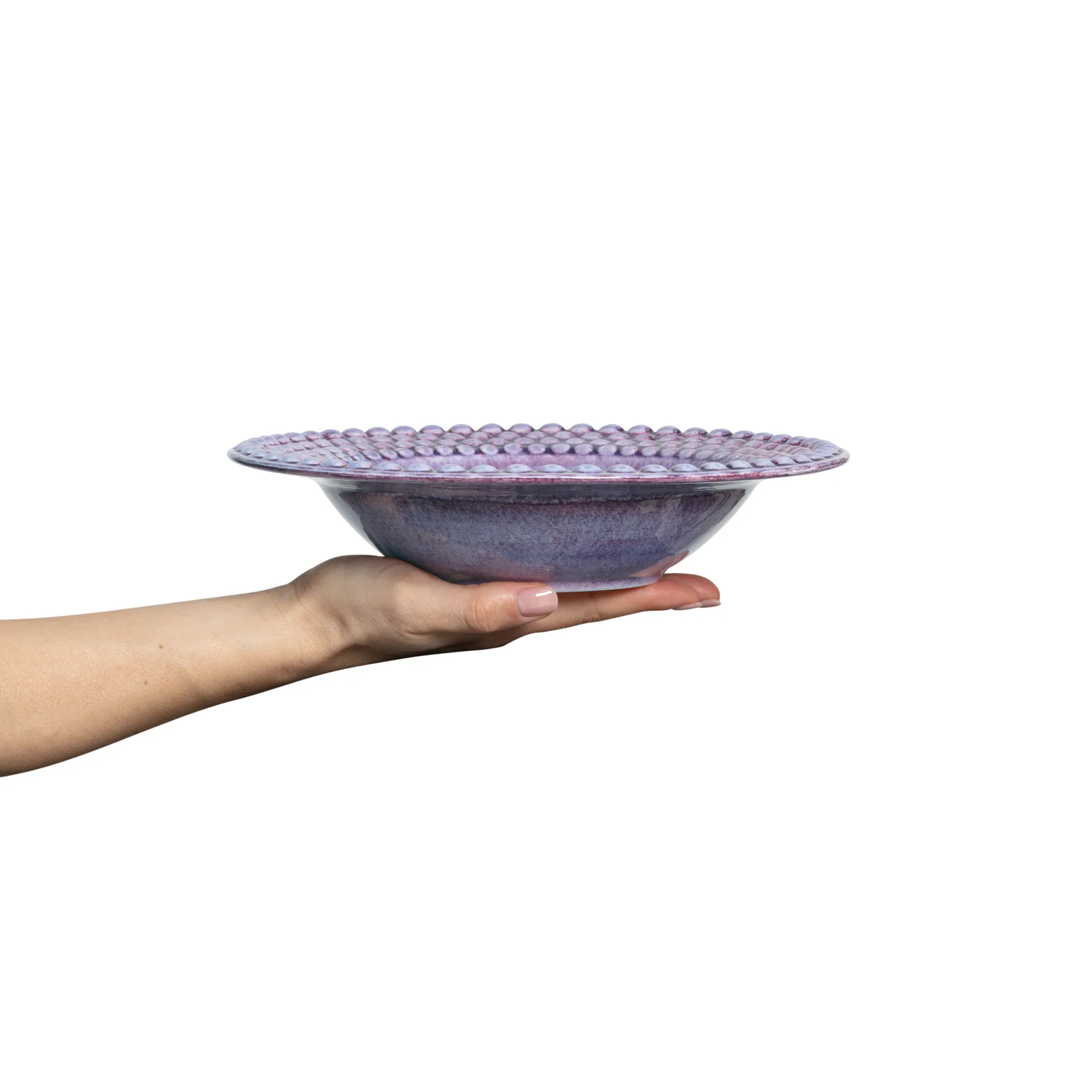 Plato de sopa Bubbles 25 cm, Violeta Mateus