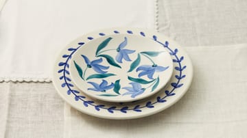Plato Flowers blossom Ø20 cm - Blanco - Mateus