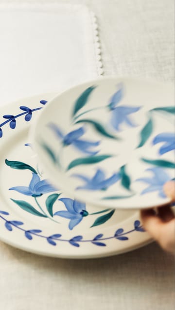 Plato Flowers blossom Ø20 cm - Blanco - Mateus