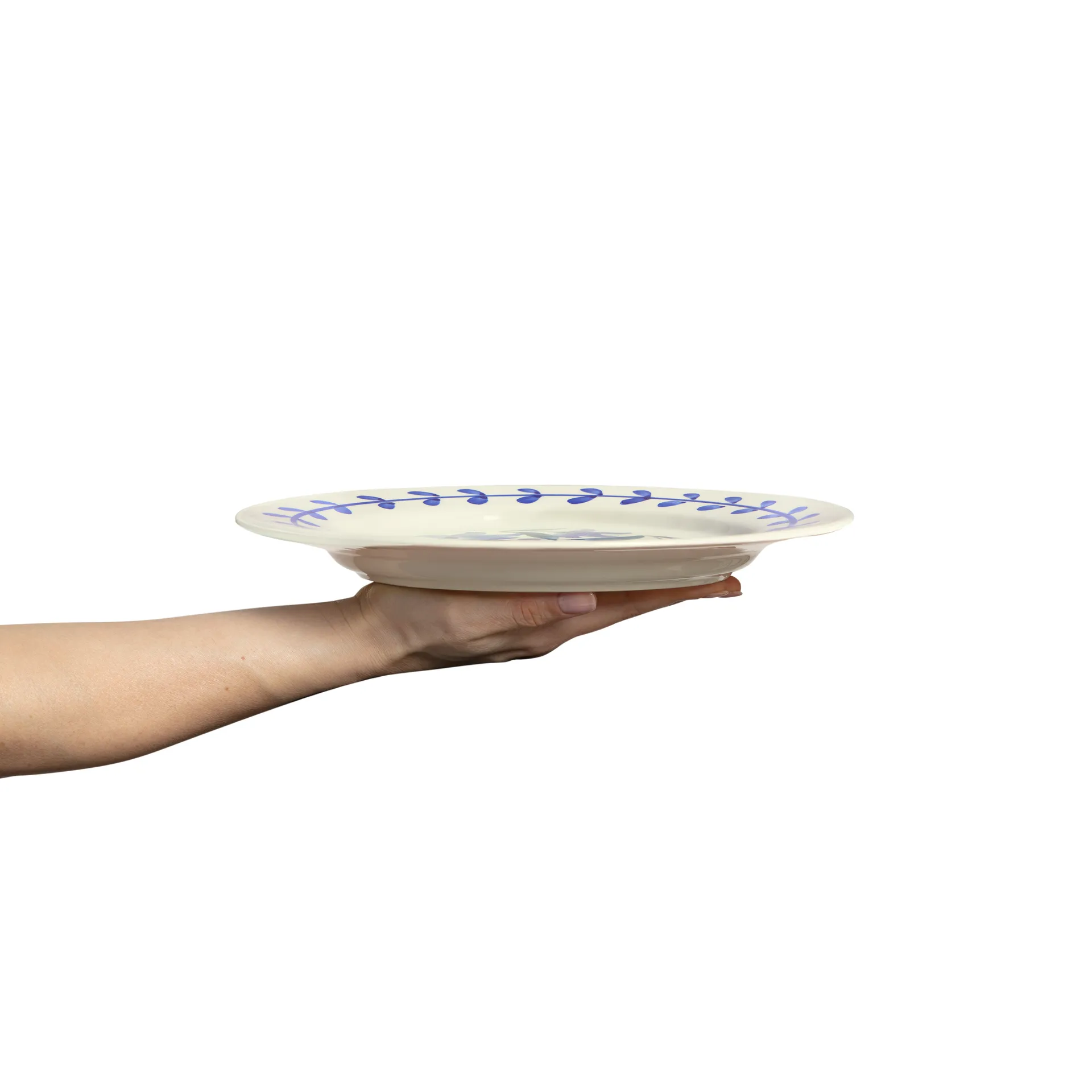 Plato Flowers blossom Ø28 cm, Blanco Mateus