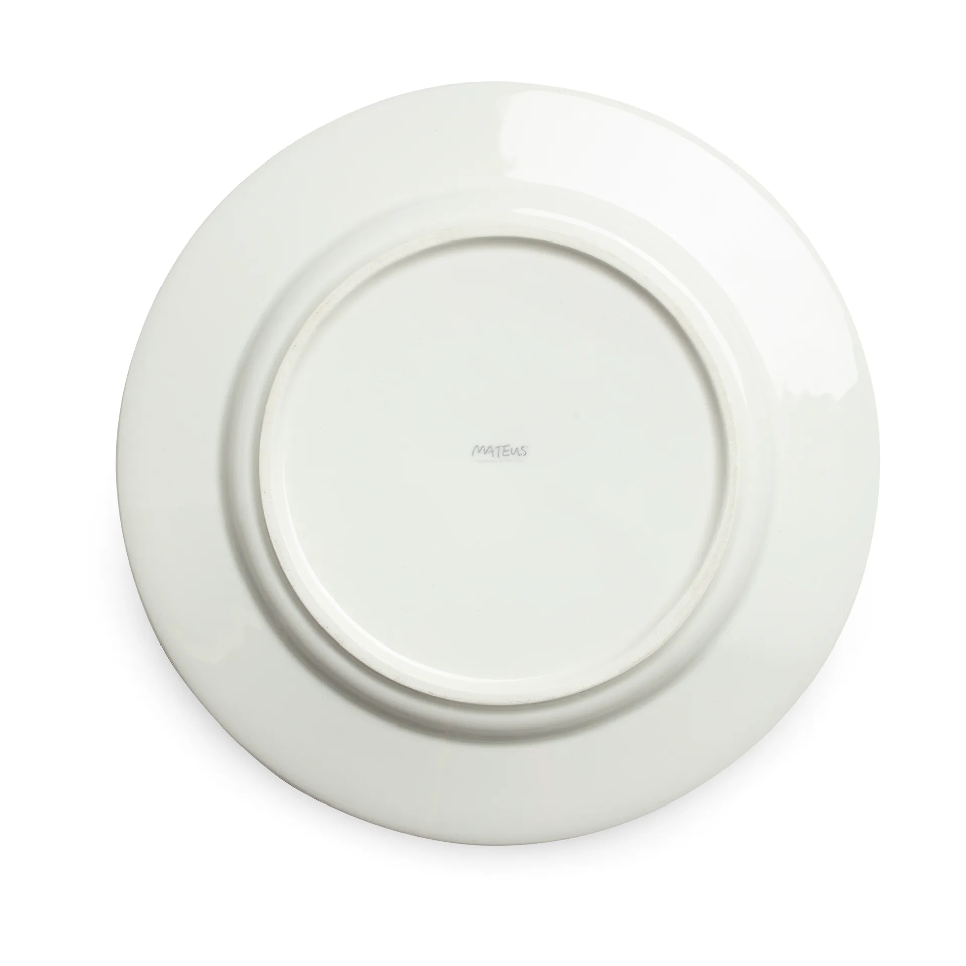 Plato Flowers tulips Ø28 cm, Blanco Mateus