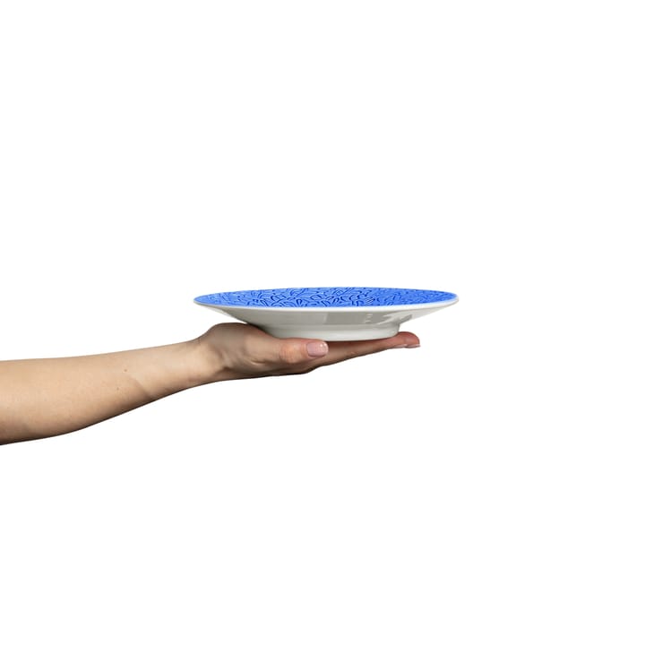 Plato Lace 20 cm, Azul claro Mateus