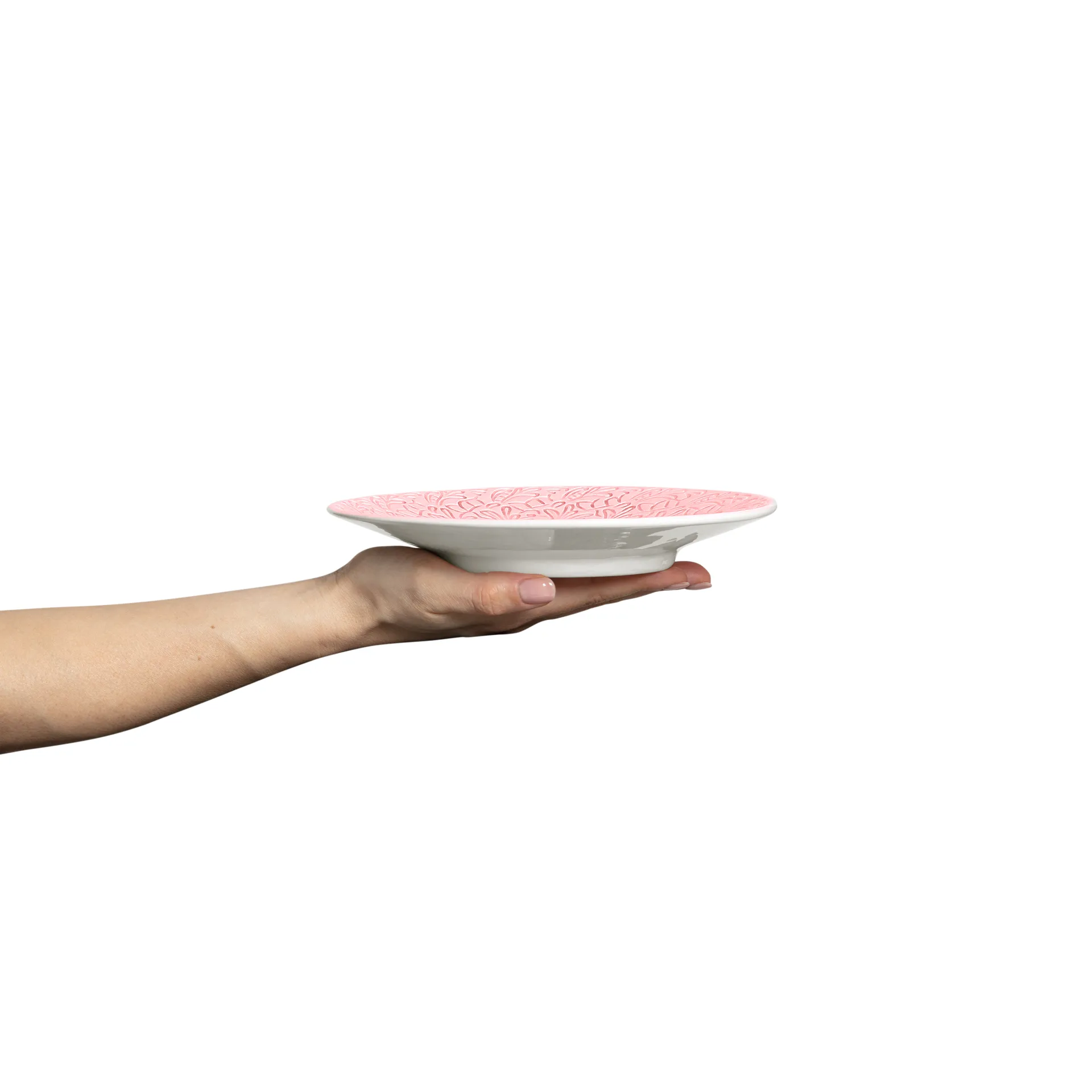 Plato Lace 20 cm, Rosa claro Mateus