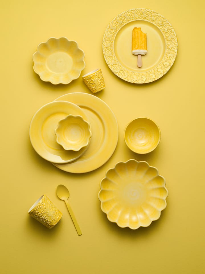 Plato Lace 25 cm, Amarillo Mateus