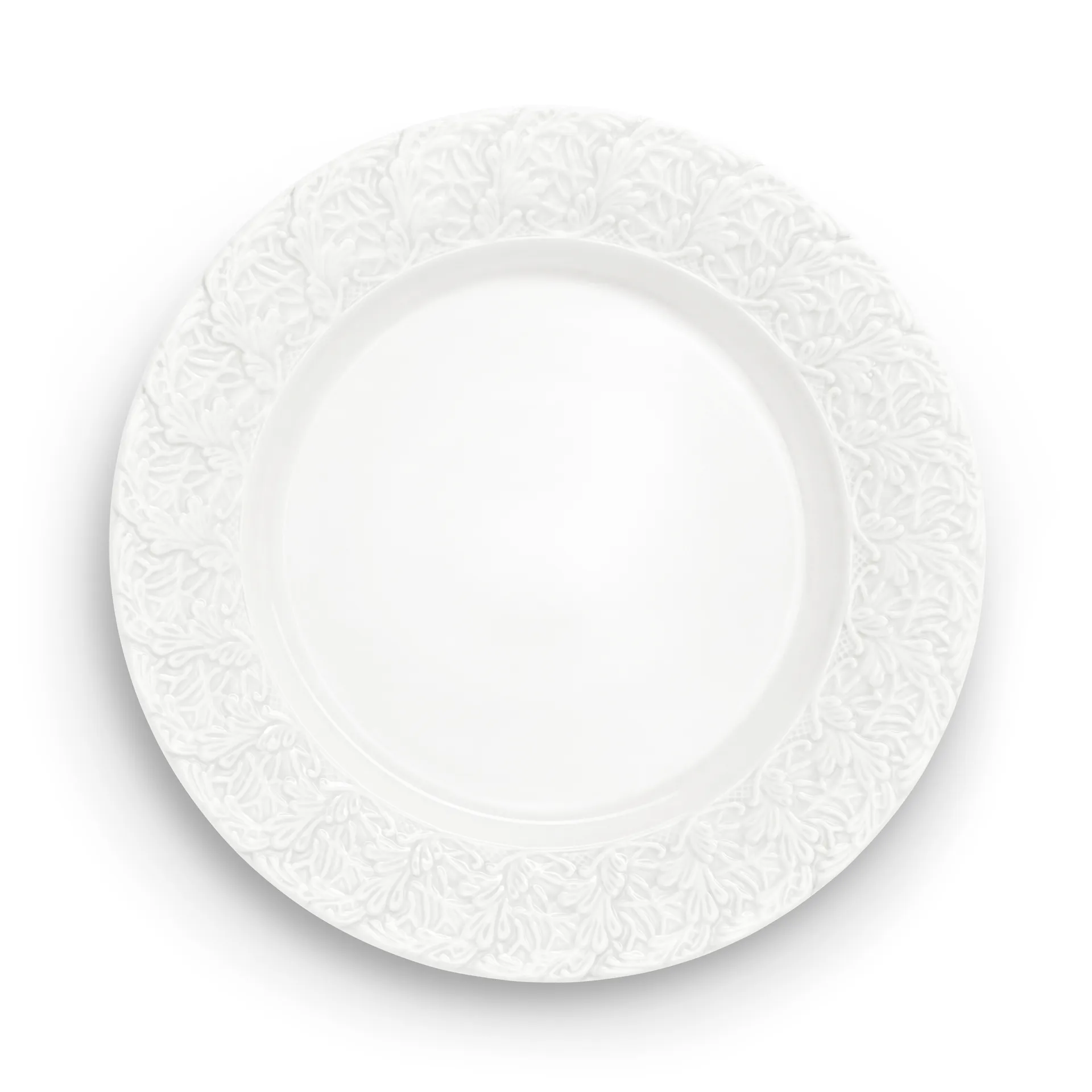 Plato Lace 25 cm, blanco Mateus