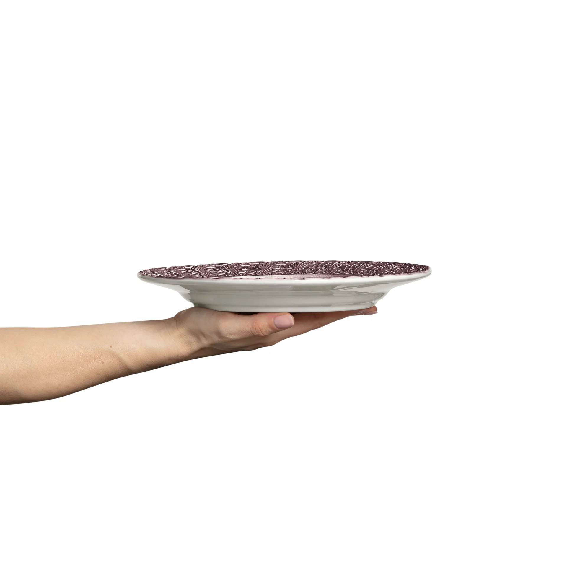 Plato Lace 25 cm, Ciruela Mateus