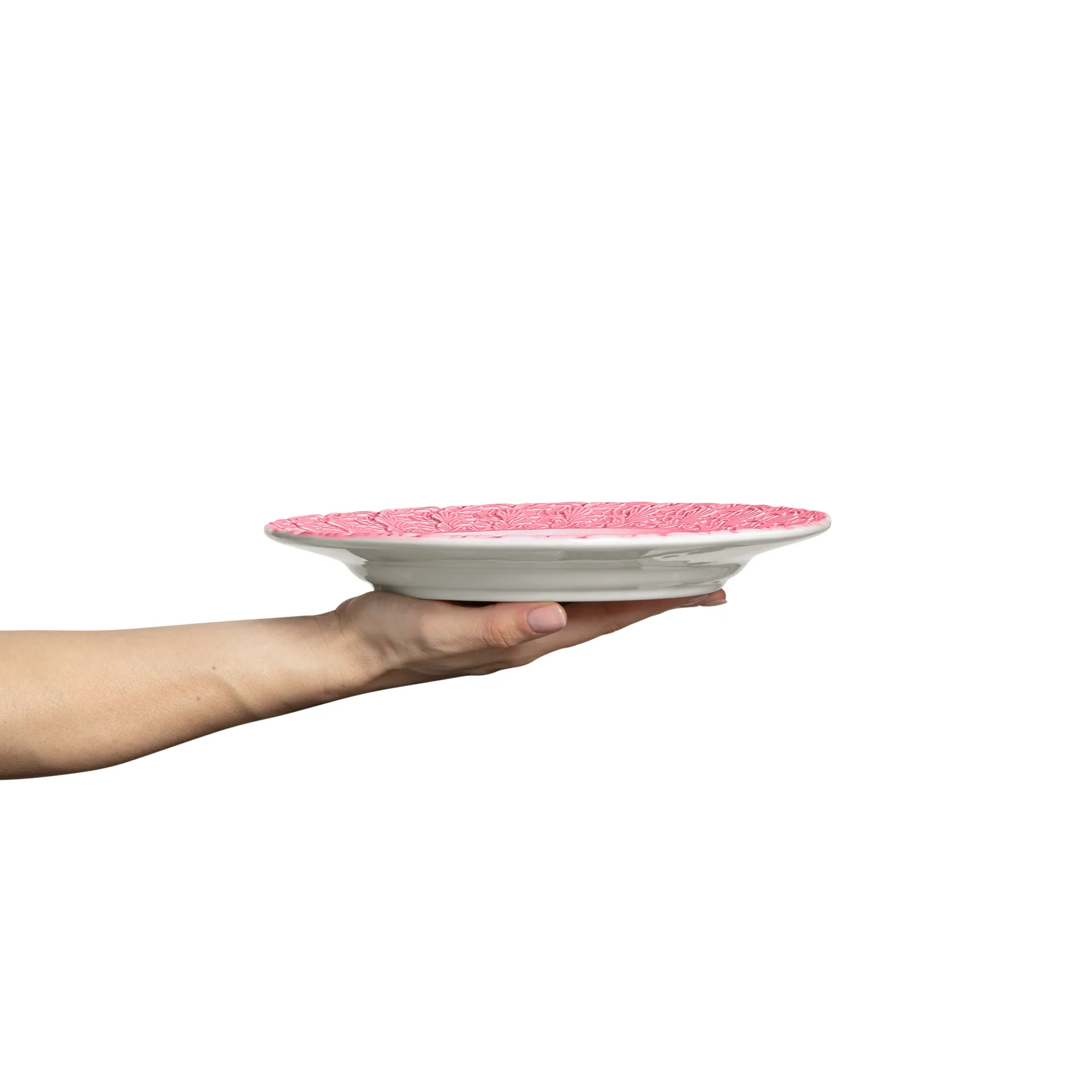 Plato Lace 25 cm, Rosa Mateus