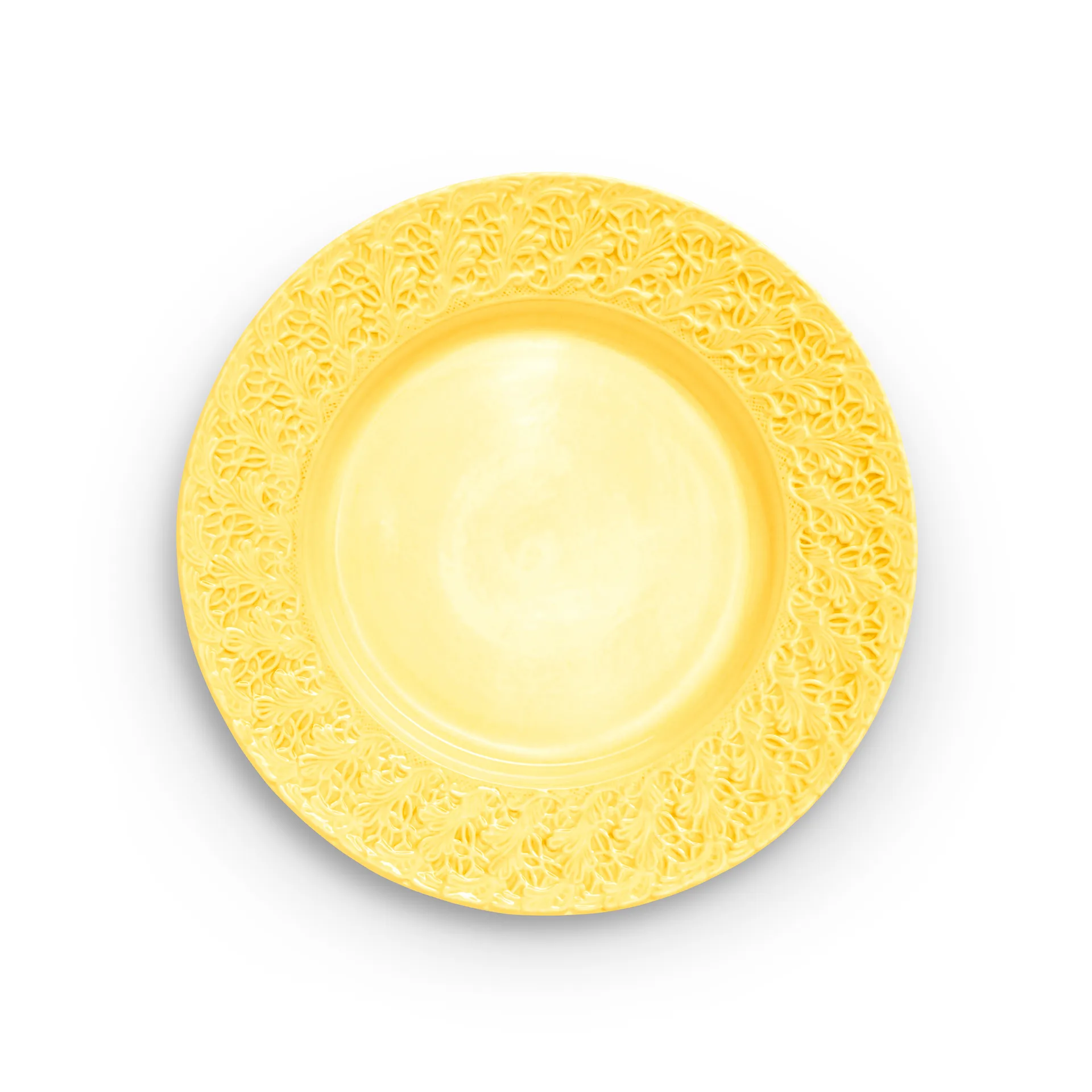 Plato Lace 32 cm, Amarillo Mateus