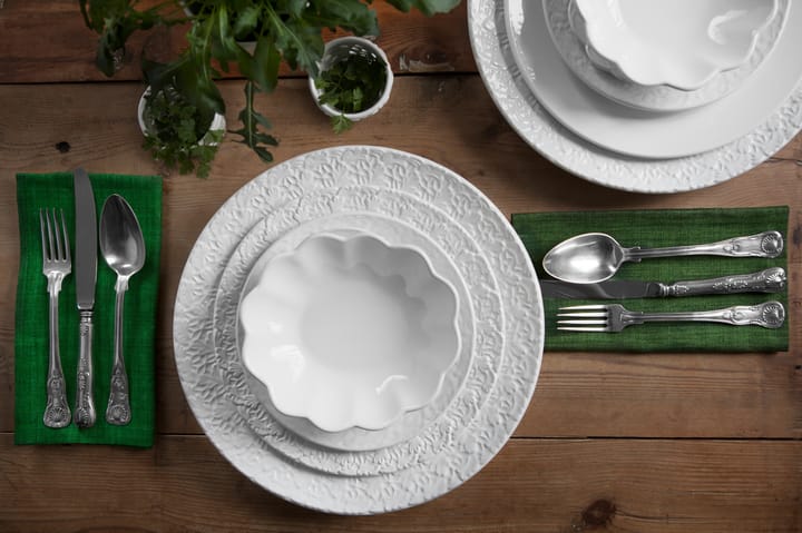 Plato Lace 32 cm, blanco Mateus