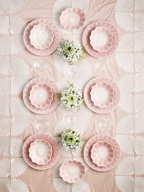 Plato Lace 32 cm, Rosa claro Mateus