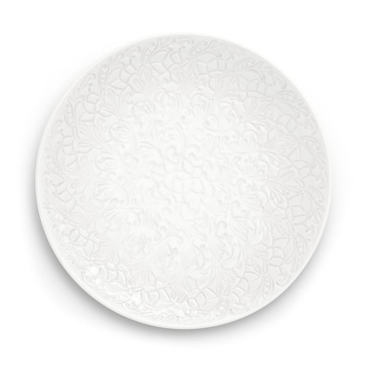 Plato Lace 34 cm - blanco - Mateus