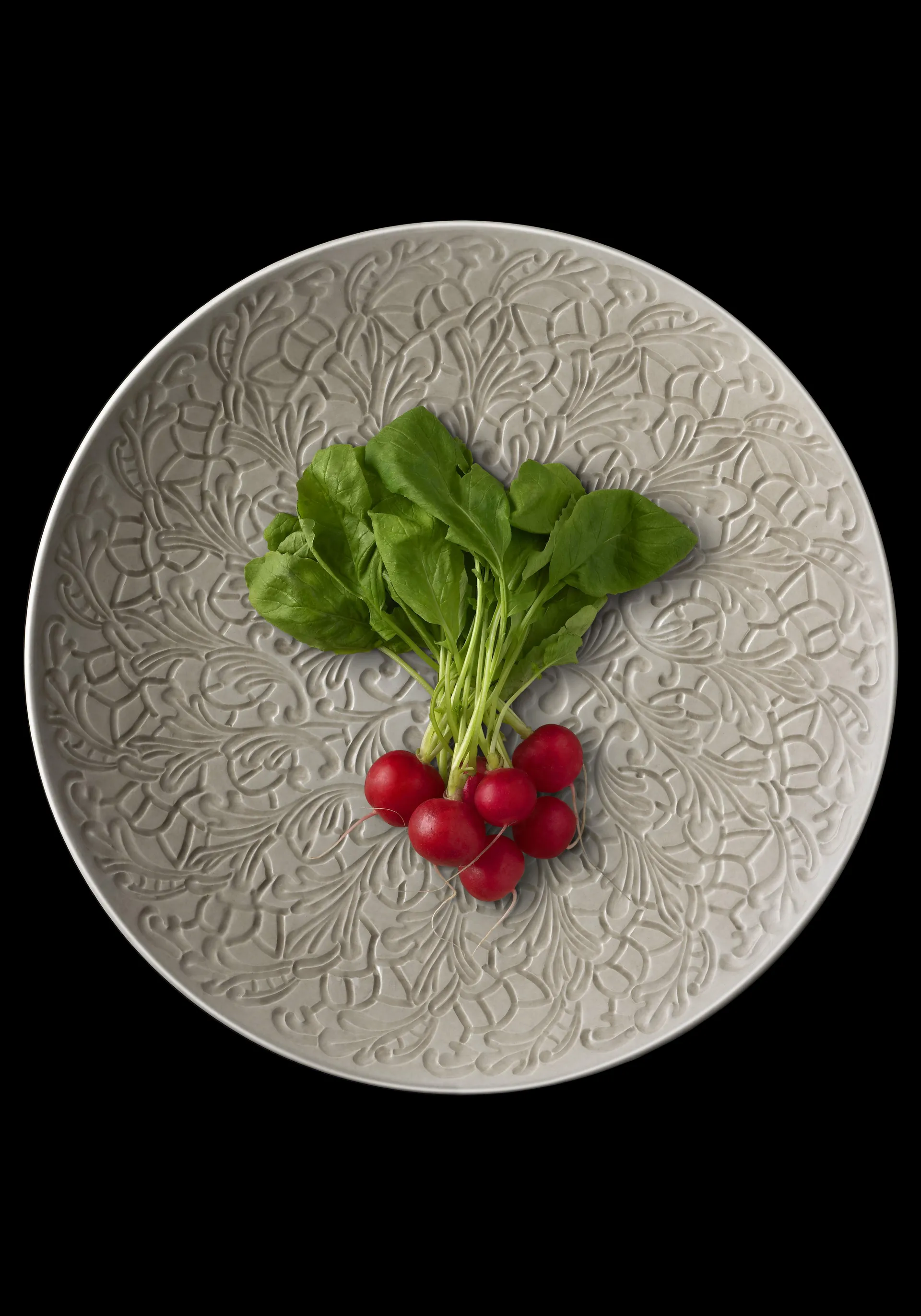 Plato Lace 34 cm, gris Mateus