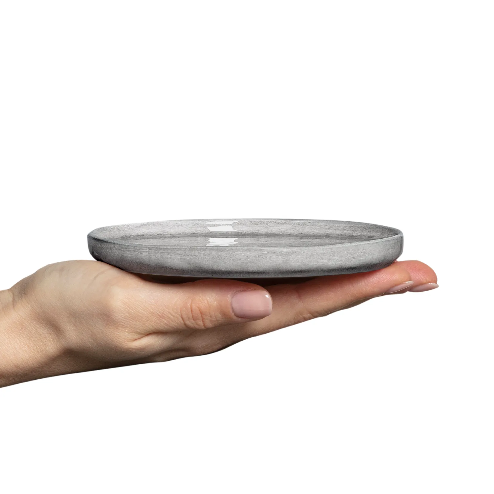 Plato MSY 13 cm, gris Mateus