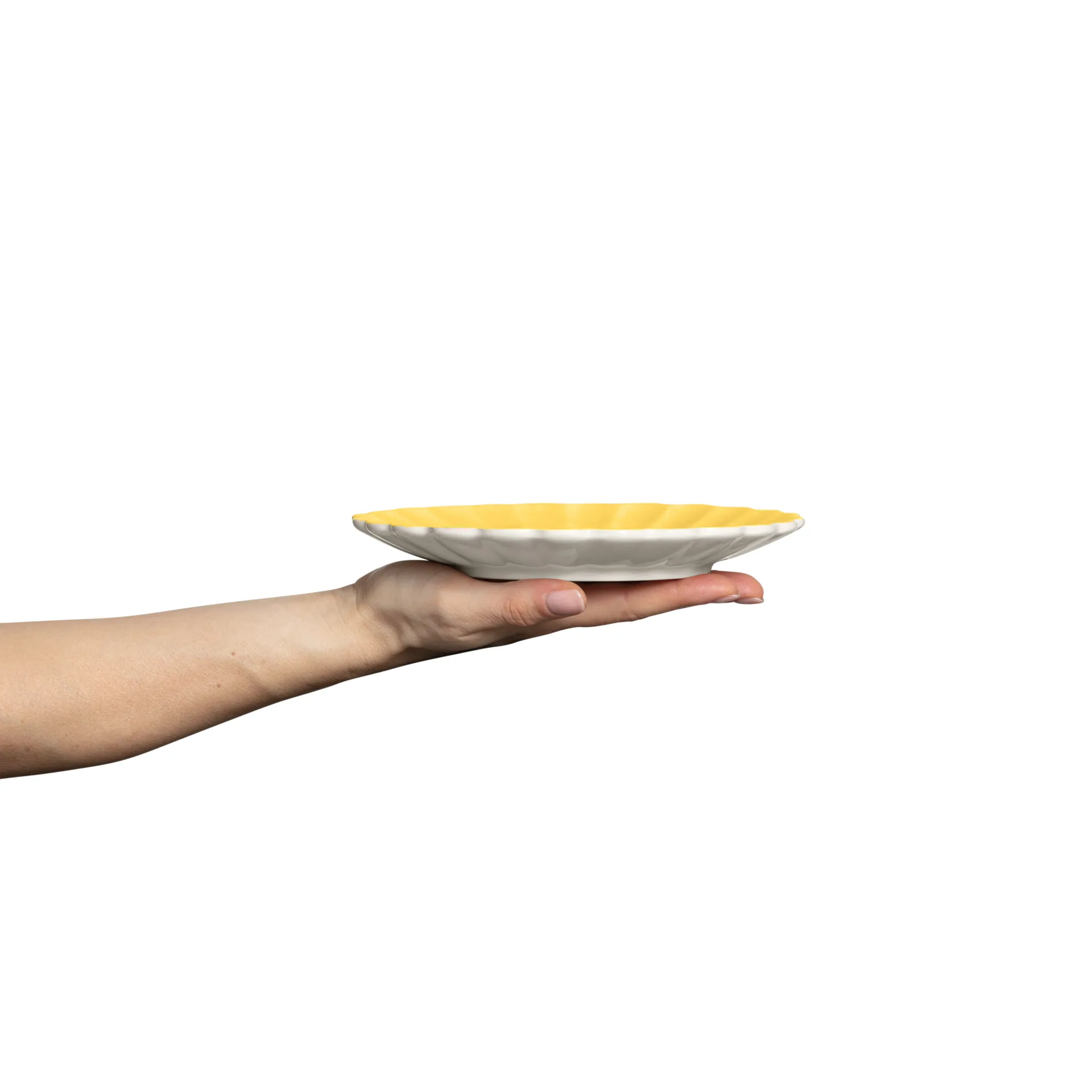 Plato Oyster 20 cm, amarillo Mateus