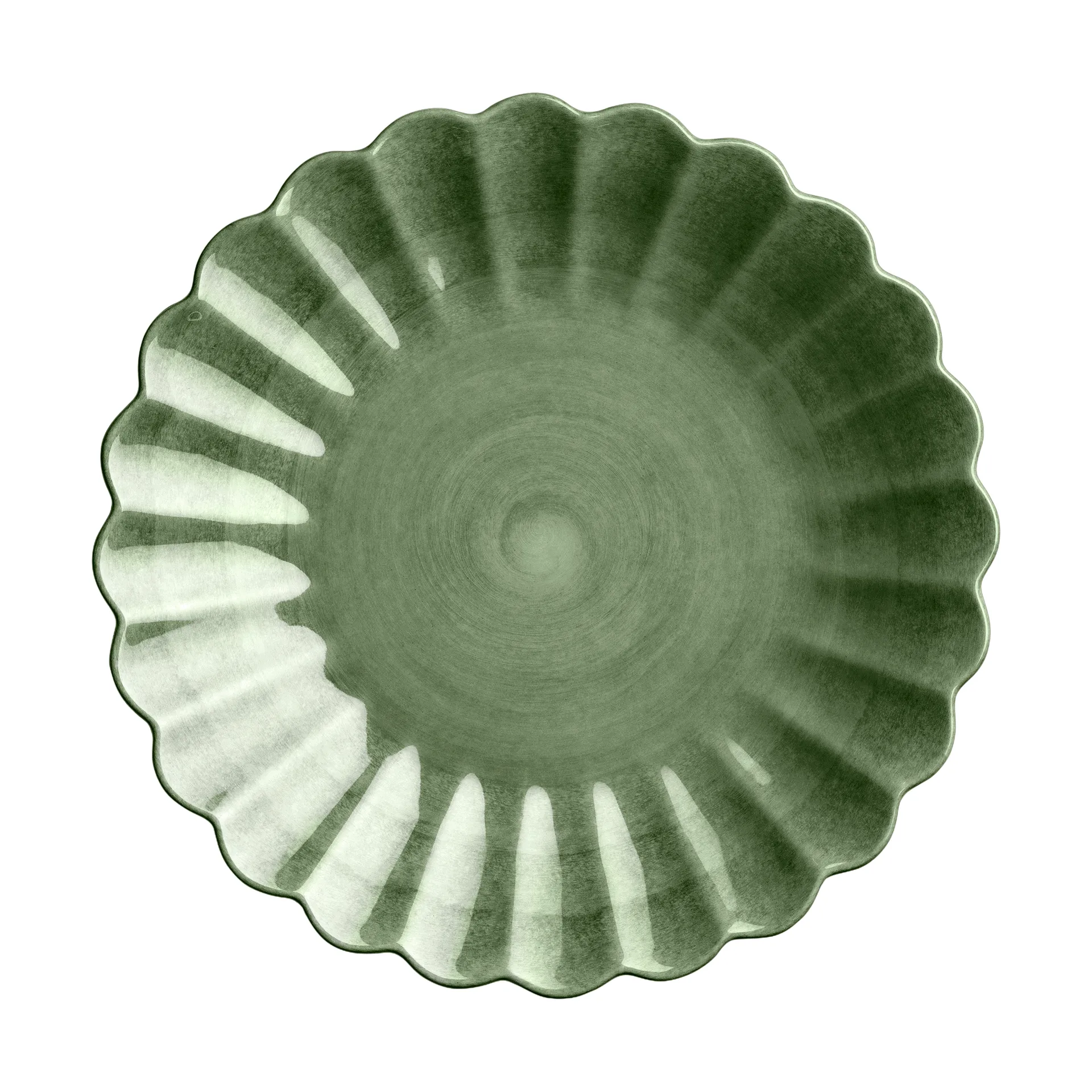 Plato Oyster 20 cm, Forest green Mateus