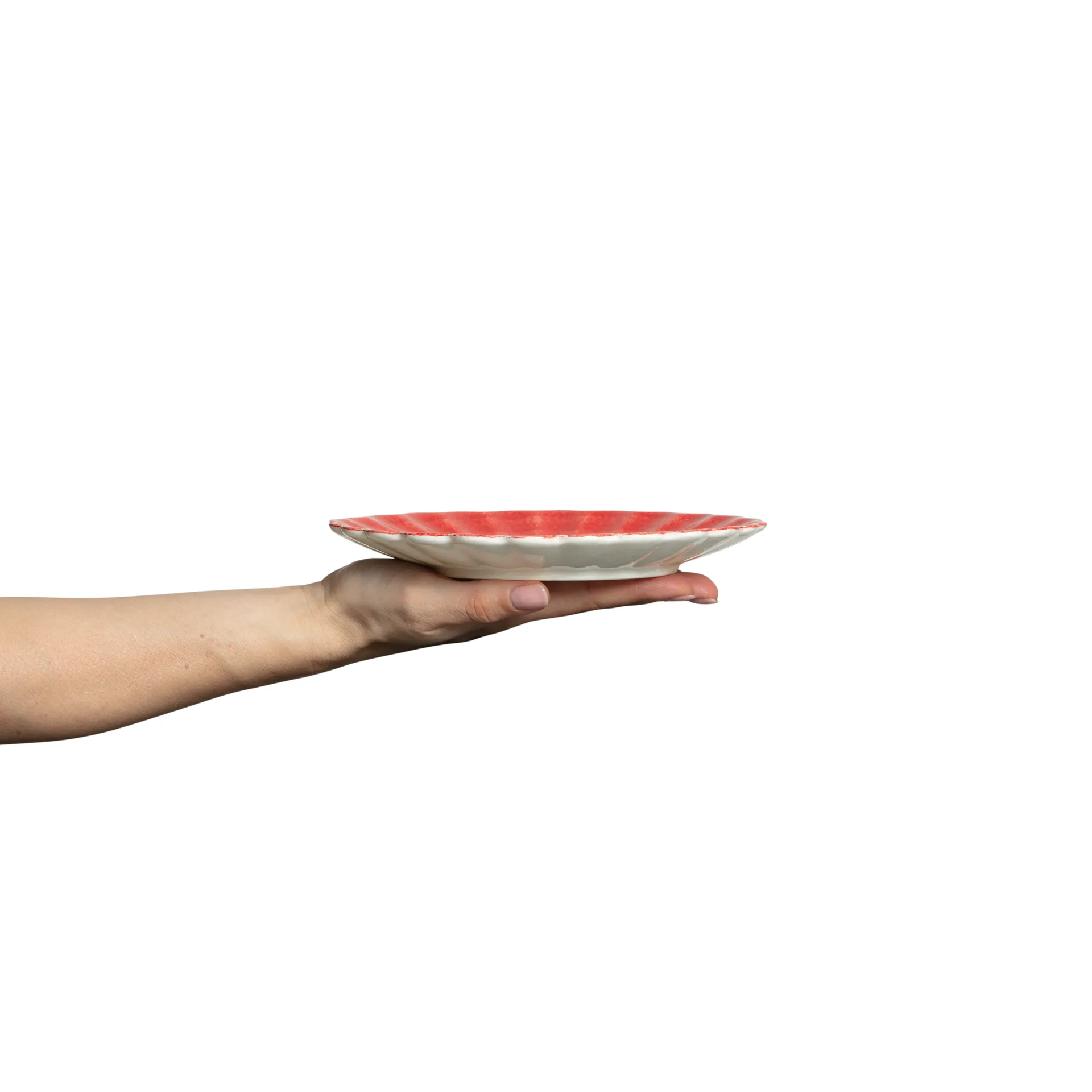Plato Oyster 20 cm, Rojo Mateus