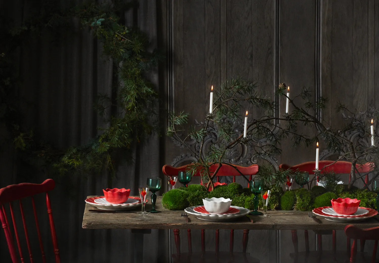 Plato Oyster 20 cm, Rojo Mateus