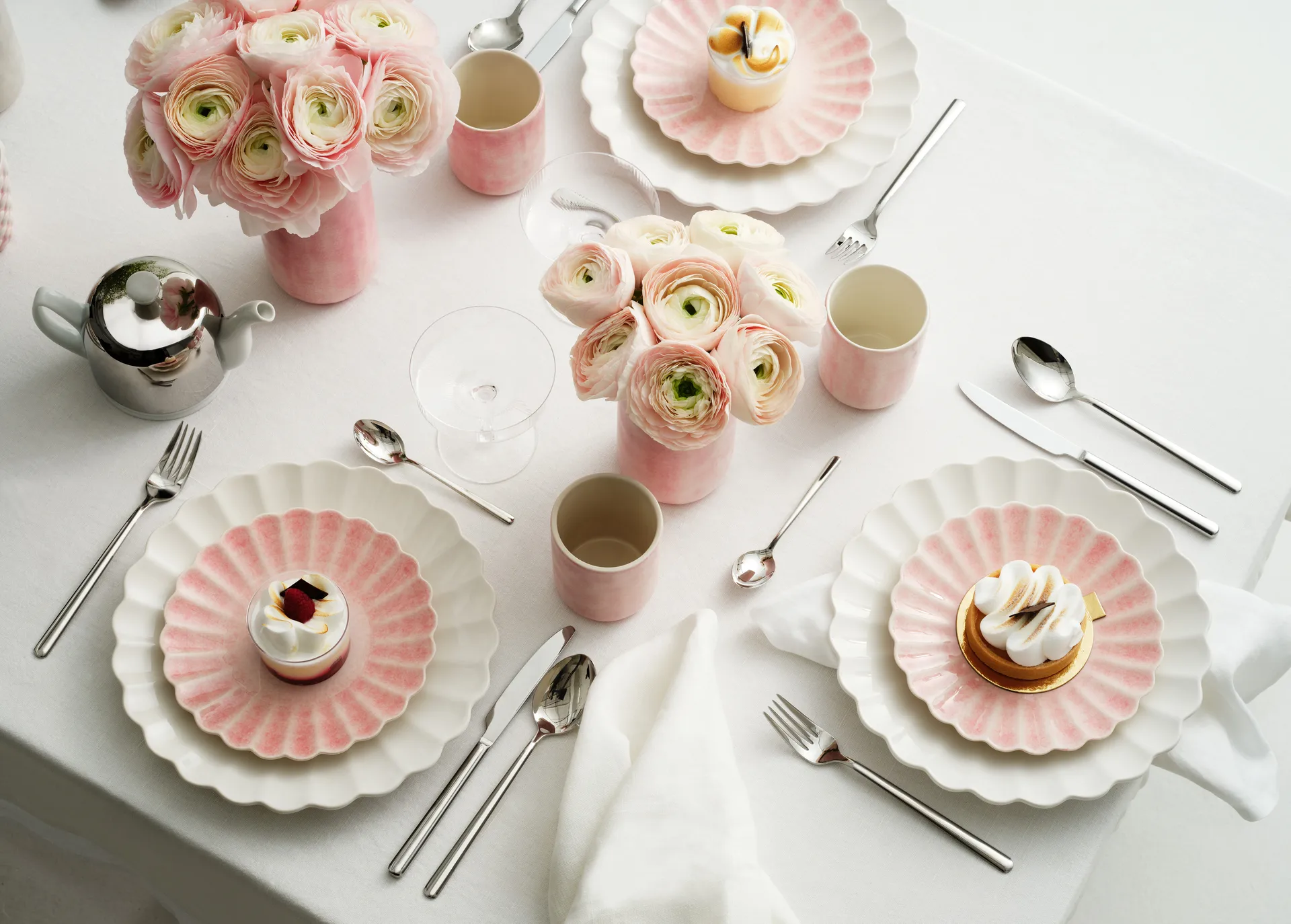 Plato Oyster 20 cm, Rosa claro Mateus