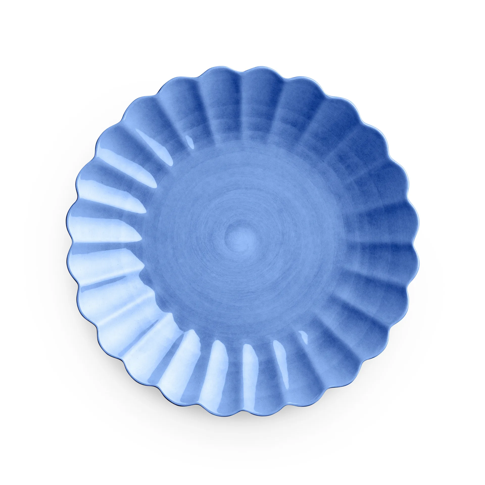 Plato Oyster 28 cm, azul claro Mateus