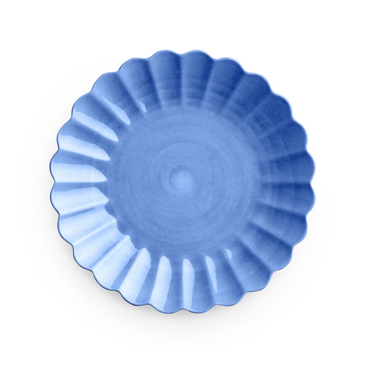 Plato Oyster 28 cm - azul claro - Mateus