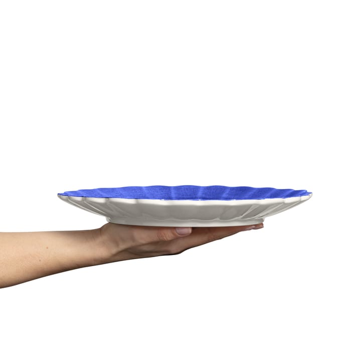 Plato Oyster 28 cm, azul Mateus