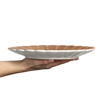 Plato Oyster 28 cm - Canela - Mateus