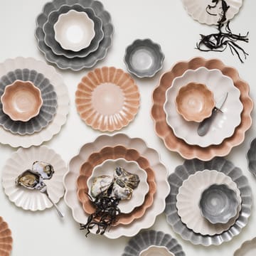 Plato Oyster 28 cm - gris - Mateus
