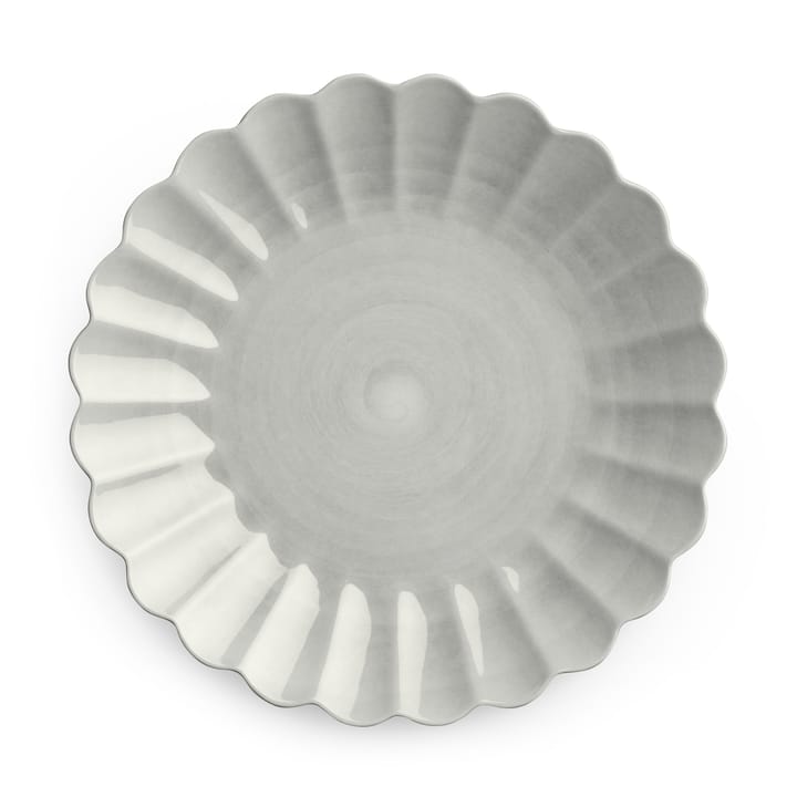 Plato Oyster 28 cm - gris - Mateus