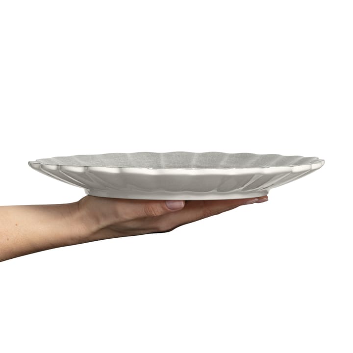 Plato Oyster 28 cm, gris Mateus