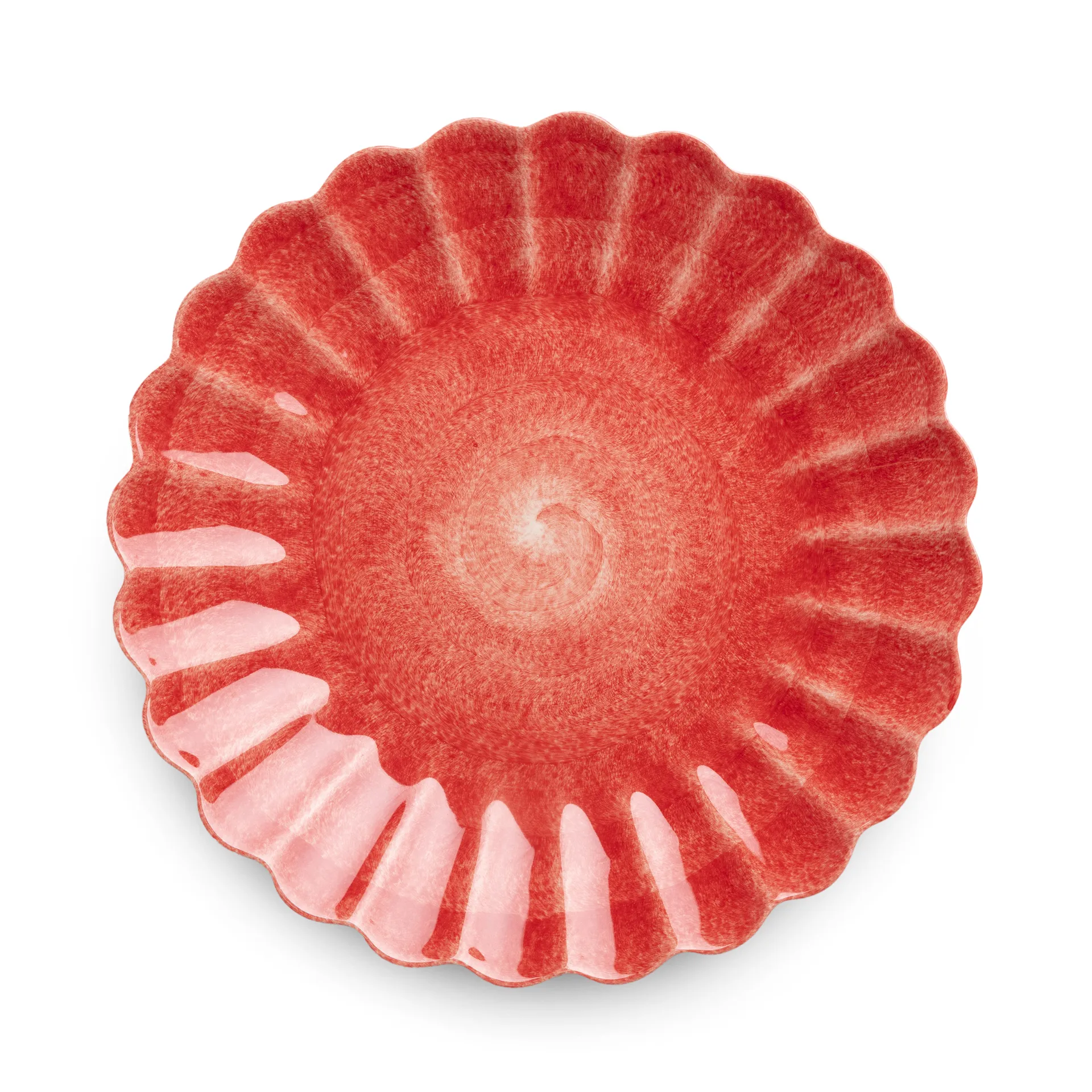 Plato Oyster 28 cm, Rojo Mateus