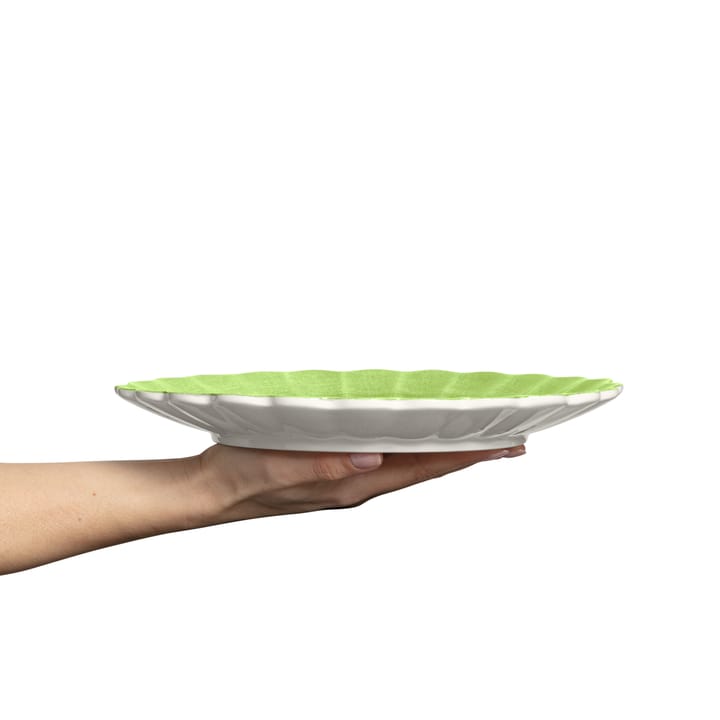 Plato Oyster 28 cm, verde Mateus