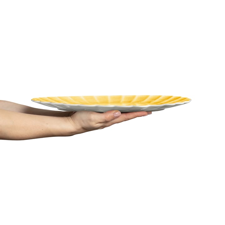 Plato Oyster 30x35 cm, Amarillo Mateus
