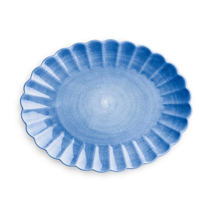 Plato Oyster 30x35 cm - Azul claro - Mateus