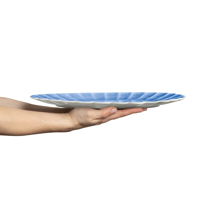 Plato Oyster 30x35 cm, Azul claro Mateus