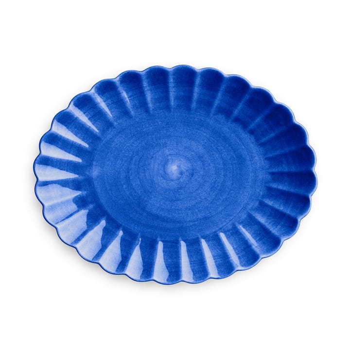 Plato Oyster 30x35 cm - Azul - Mateus