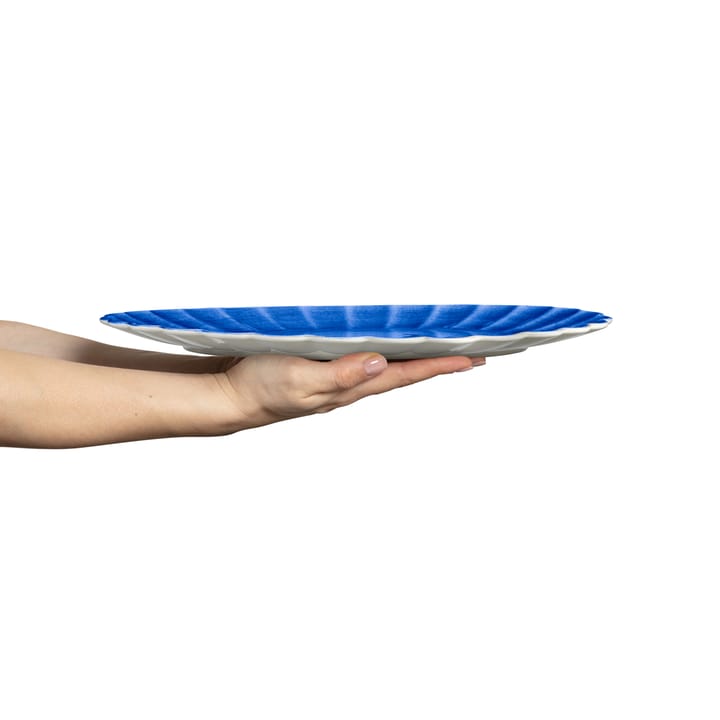 Plato Oyster 30x35 cm, Azul Mateus