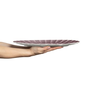 Plato Oyster 30x35 cm - Ciruela - Mateus