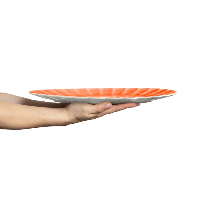 Plato Oyster 30x35 cm, naranja Mateus