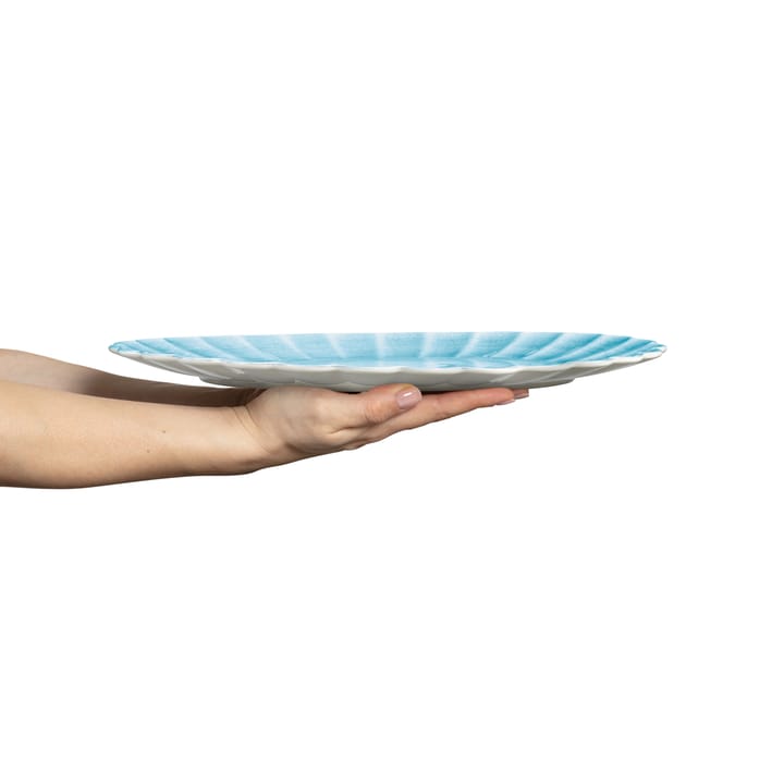 Plato Oyster 30x35 cm, Turquesa Mateus